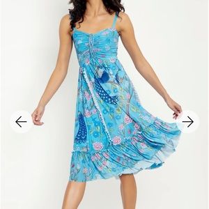 NWT Black Milk size XS PROUD AS A PEACOCK SWEET RUFFLE DRESS